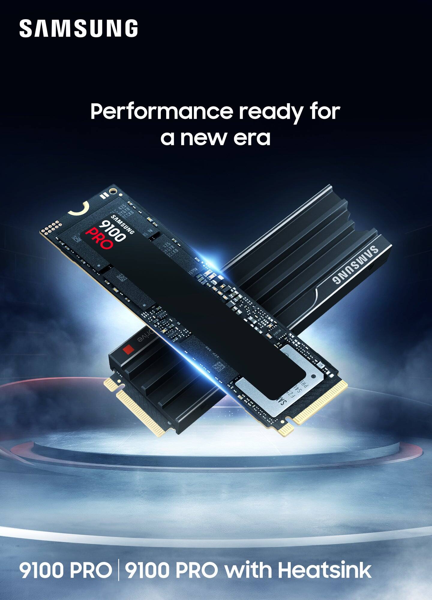 Samsung SSD 9100 PRO 8TB Internal SSD, PCIe 5.0x4 M.2 MZ