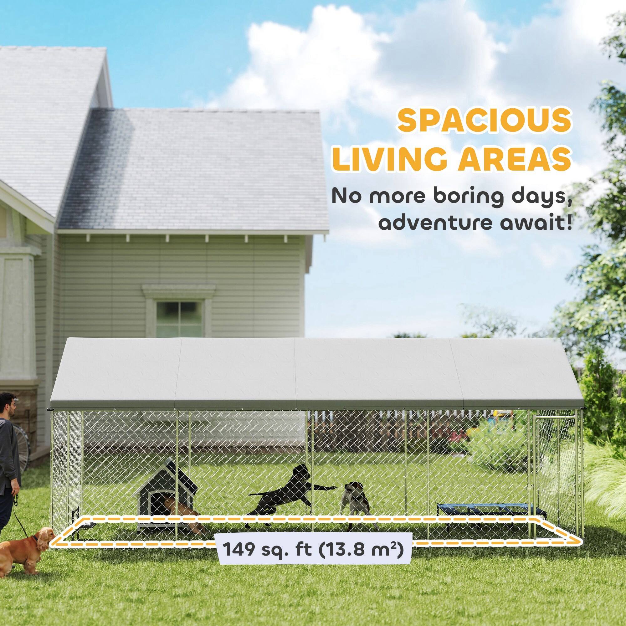 SPACIOUS LIVING AREAS  
No more boring days, adventure await!  

149 sq. ft (13.8 m²)