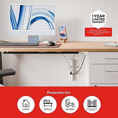 1 Year Limited Warranty  
Backed by $200,000 Connected Equipment Warranty  

Protection for:  
- Home  
- Office  
- Gaming  
- Entertainment Systems