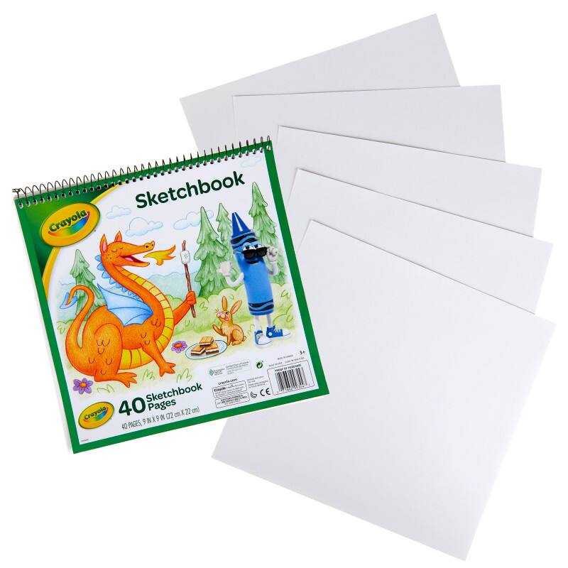 Crayola - Kid's Sketchbook, 40 Pages