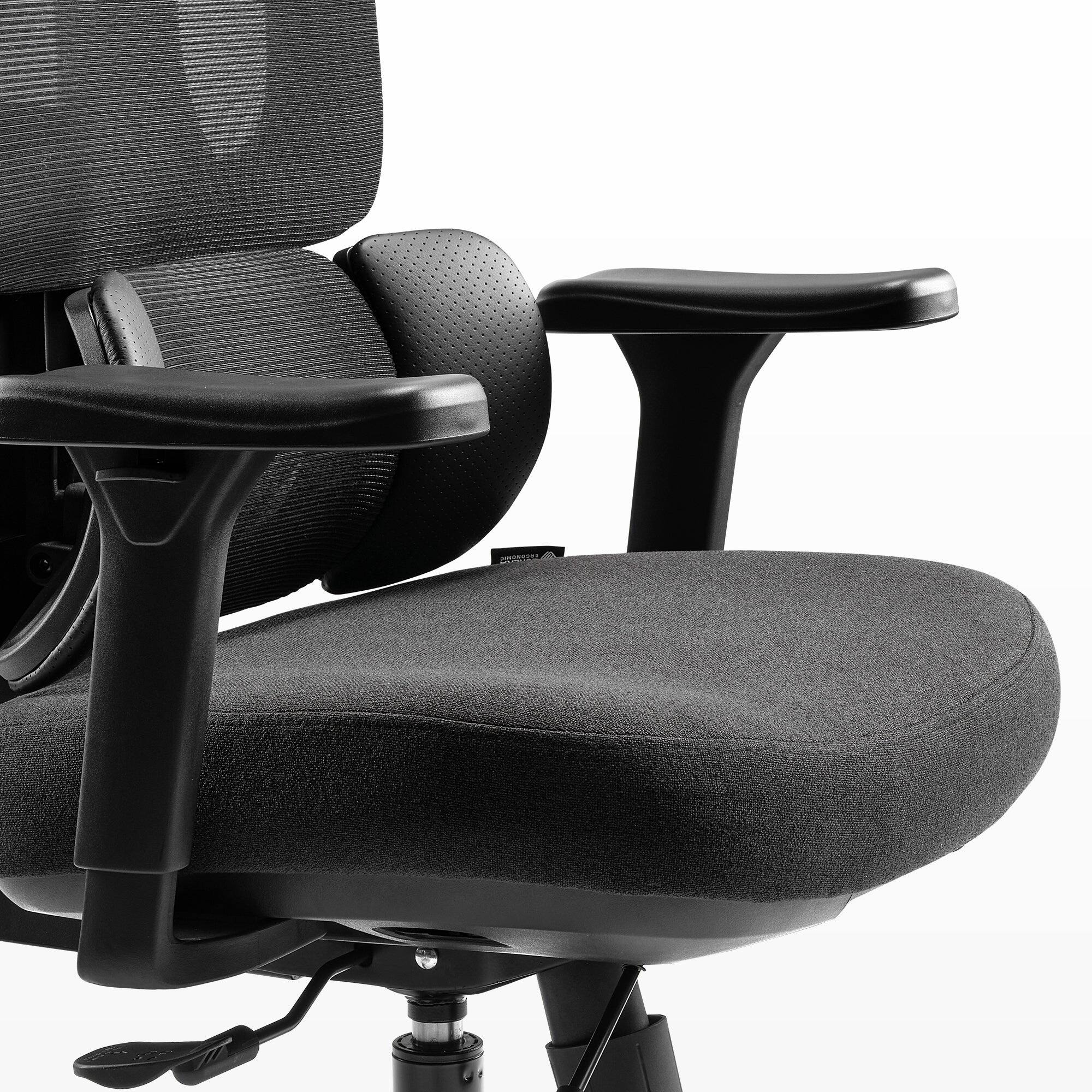 Alt View 7. Eureka Ergonomic - Ergonomic Gaming Chair with Adjustable Armrest Headrest & Lumbar Support - Black.