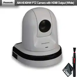 Panasonic - AW-HE40HW PTZ Camera with HDMI Output (White) (AW-HE40HWPJ9)