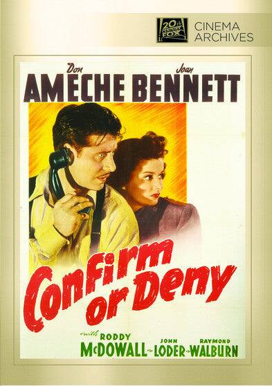 Front. Confirm Or Deny - DVD.