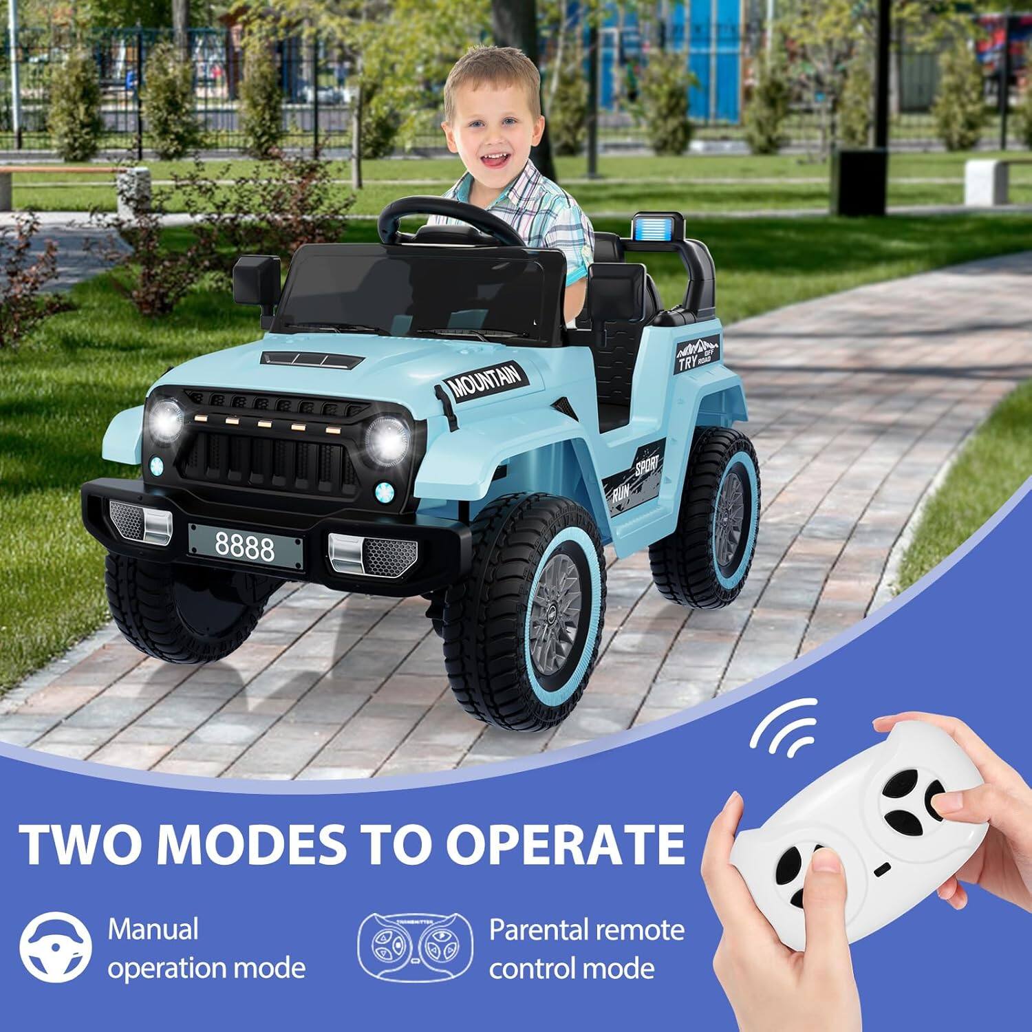 MOUNTAIN TRY 8888

TWO MODES TO OPERATE

Manual operation mode

Parental remote control mode