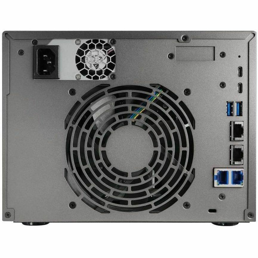 Back. Asustor - Lockerstor 6 Gen3 AS6806T 6 Bay NAS.