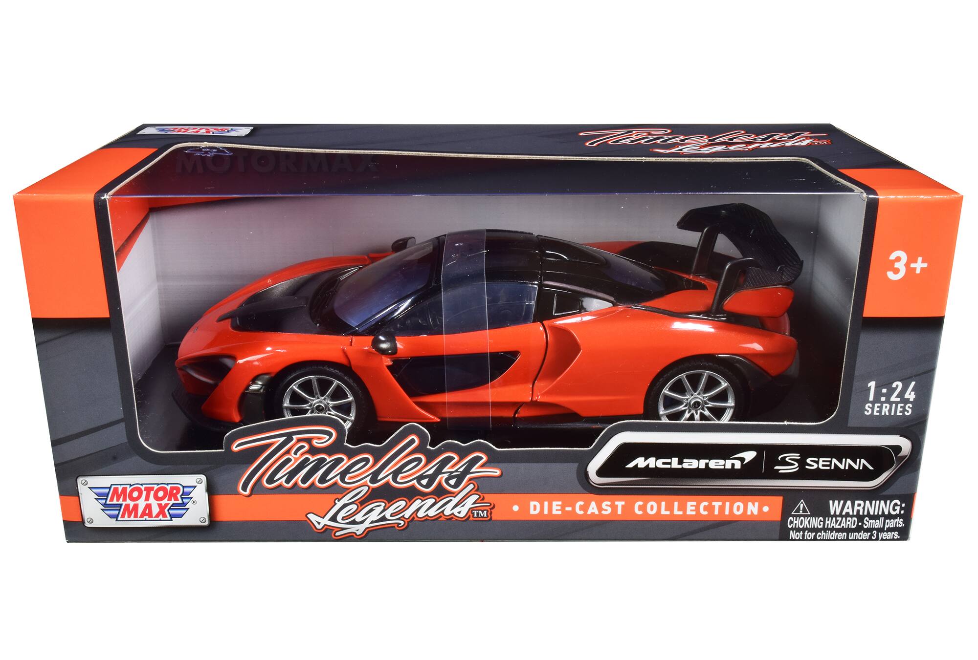 "McLaren Senna Orange Metallic and Black ""Timeless Legends"" 1/24 Diecast Model Car by Motormax" price history on PriceWatchPro