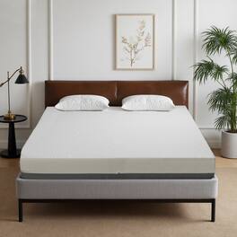 Anysun - 10-Inch Queen Mattress –Gel-Perforated, 7-Zone, Adjustable Bed-Friendly - White