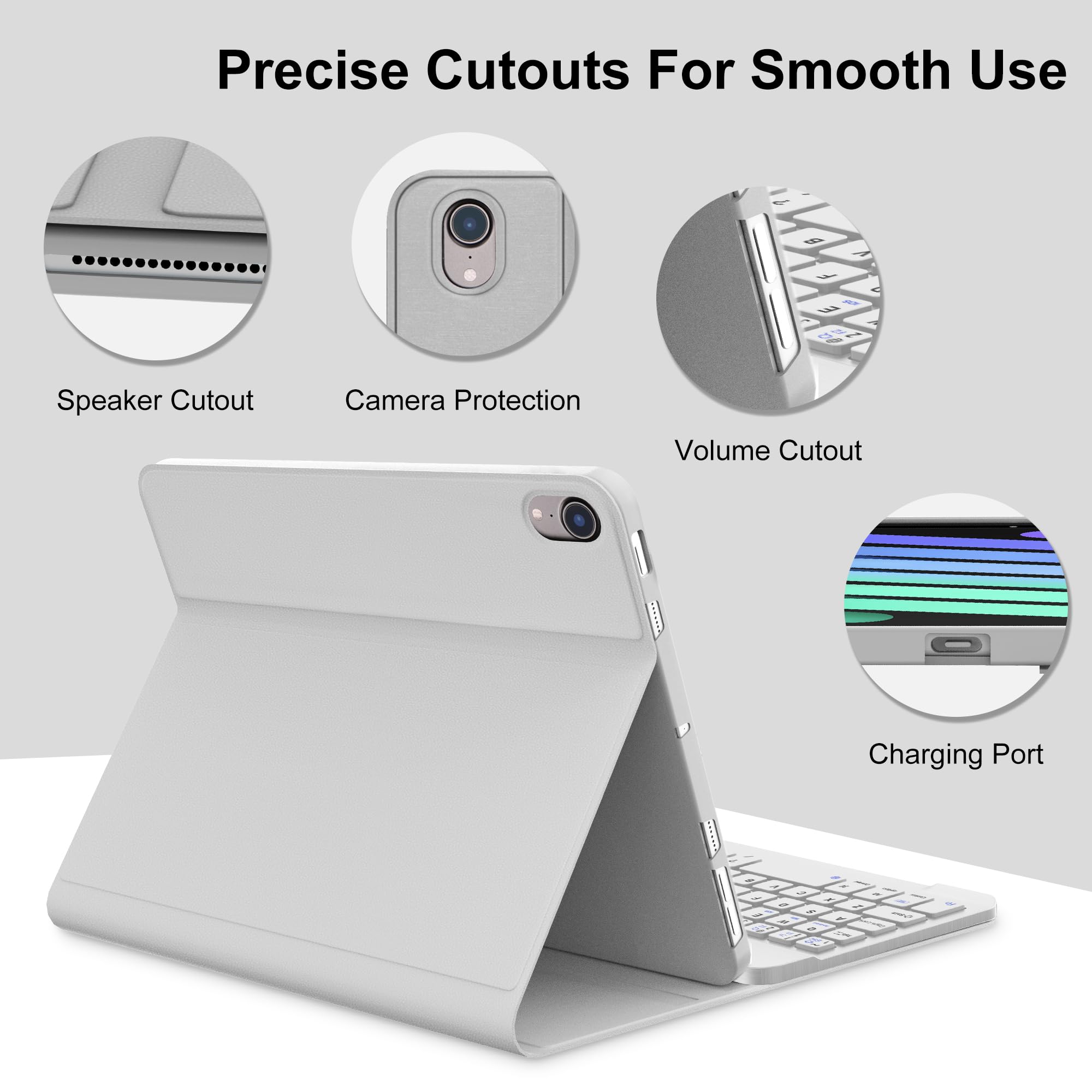 Precise Cutouts For Smooth Use

- Speaker Cutout
- Camera Protection
- Volume Cutout
- Charging Port
