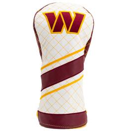Team Golf - Washington Commanders Striped Quilted Driver Headcover - Multicolor