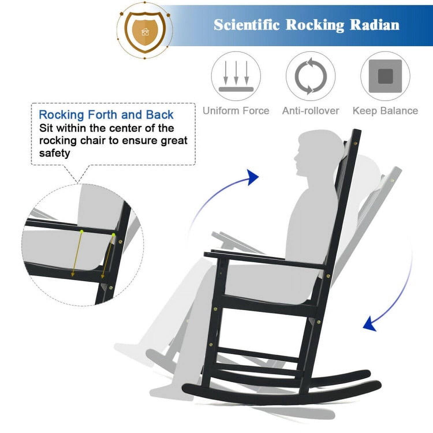 Scientific Rocking Radian

- Rocking Forth and Back
  - Sit within the center of the rocking chair to ensure great safety

- Uniform Force
- Anti-rollover
- Keep Balance