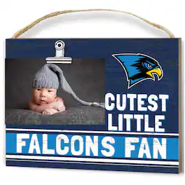 Jardine - Bentley Falcons 8" x 10" Cutest Little Team Logo Clip Photo Frame - Blue