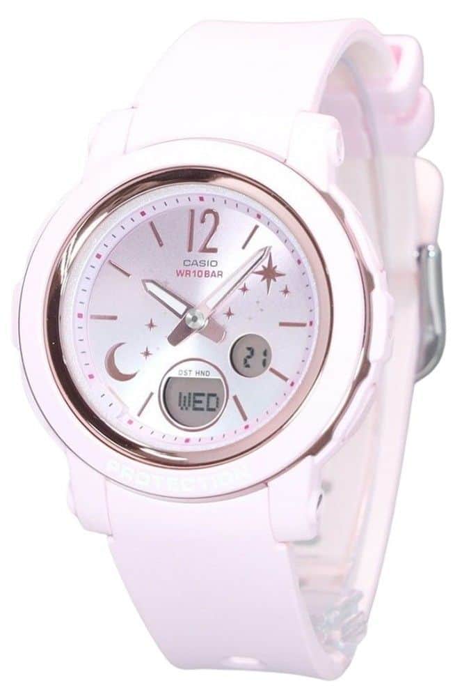 Casio - Baby-G Moon And Star Series Analog Digital Quartz BGA-290DS-4A Ladies Watch Resin Strap Dial - Pink