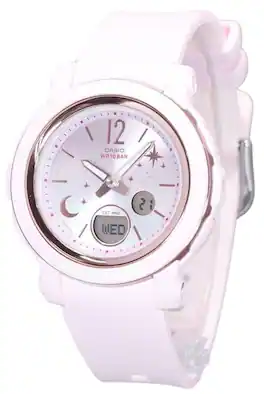 Casio - Baby-G Moon And Star Series Analog Digital Quartz BGA-290DS-4A Ladies Watch Resin Strap Dial - Pink