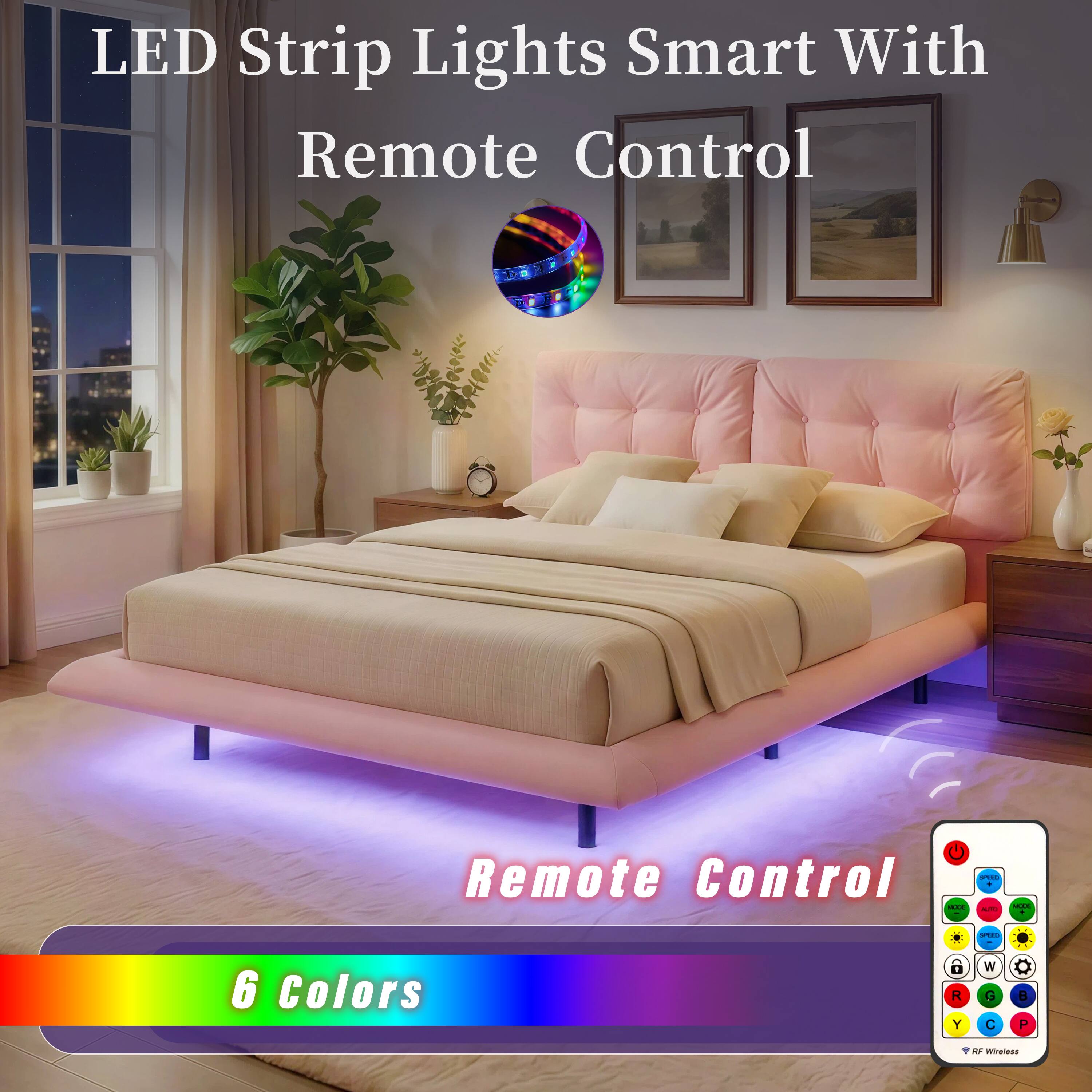 LED Strip Lights Smart With Remote Control

6 Colors: R, Y, W, C, B, P