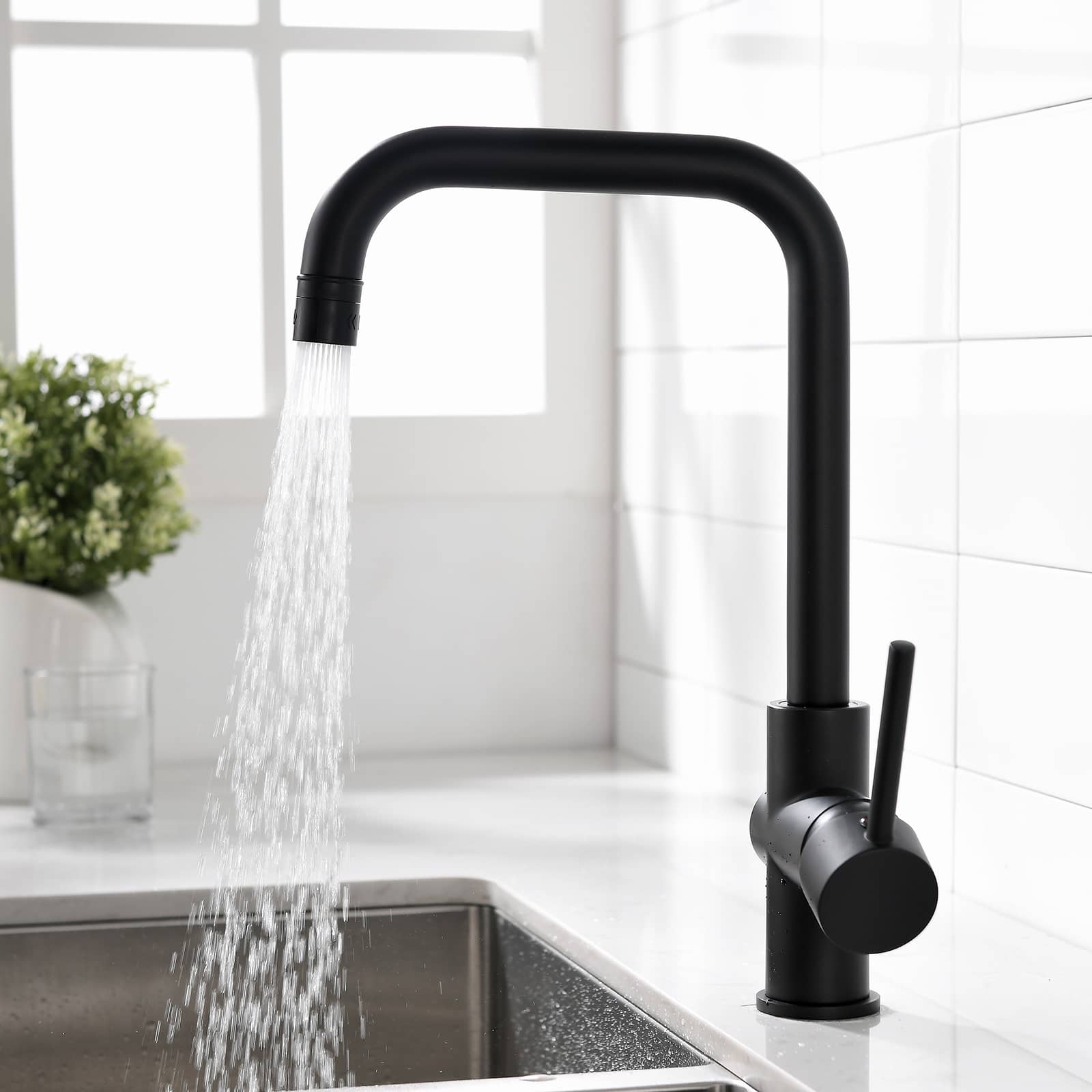 Kitchen Faucet Single Handle 1 Hole Kitchen Sink Faucets