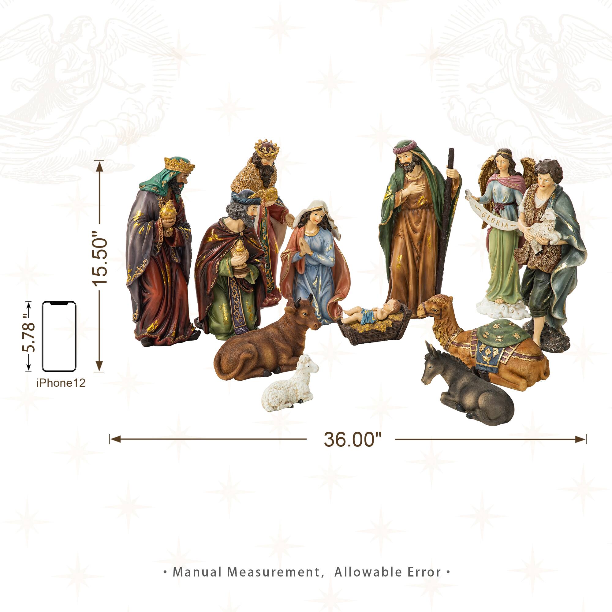15.50"  
5.78" iPhone12  
36.00"  
GLORIA  
Manual Measurement, Allowable Error
