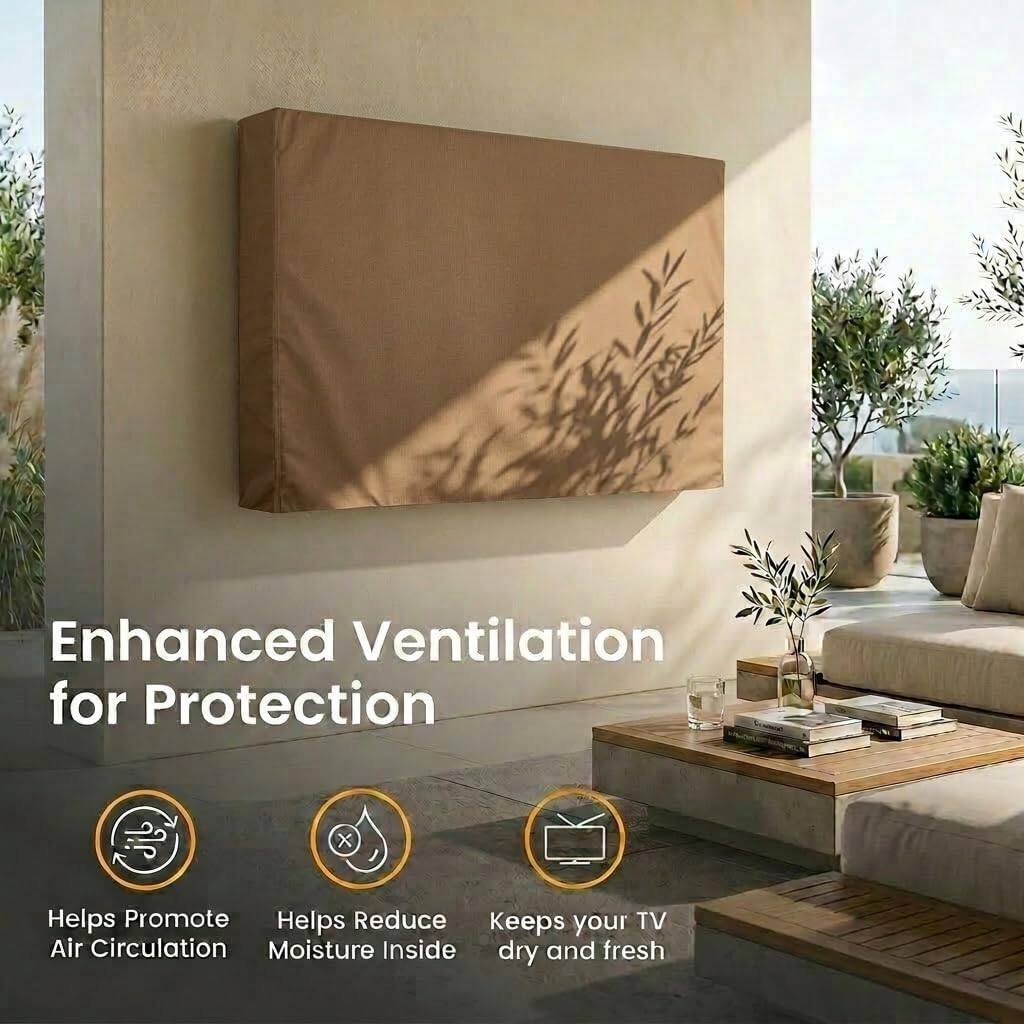 Enhanced Ventilation for Protection

- Helps Promote Air Circulation
- Helps Reduce Moisture Inside
- Keeps your TV dry and fresh