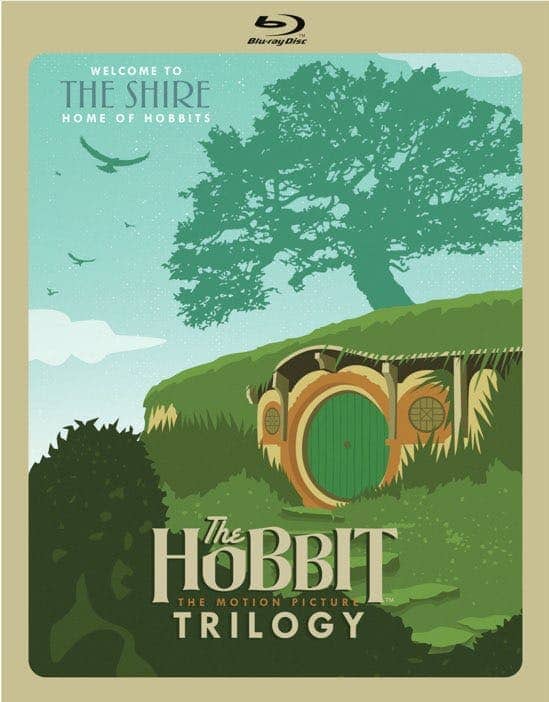 The Hobbit: The Motion Picture Trilogy (Blu-ray Travel Poster Artwork) [Blu-ray]