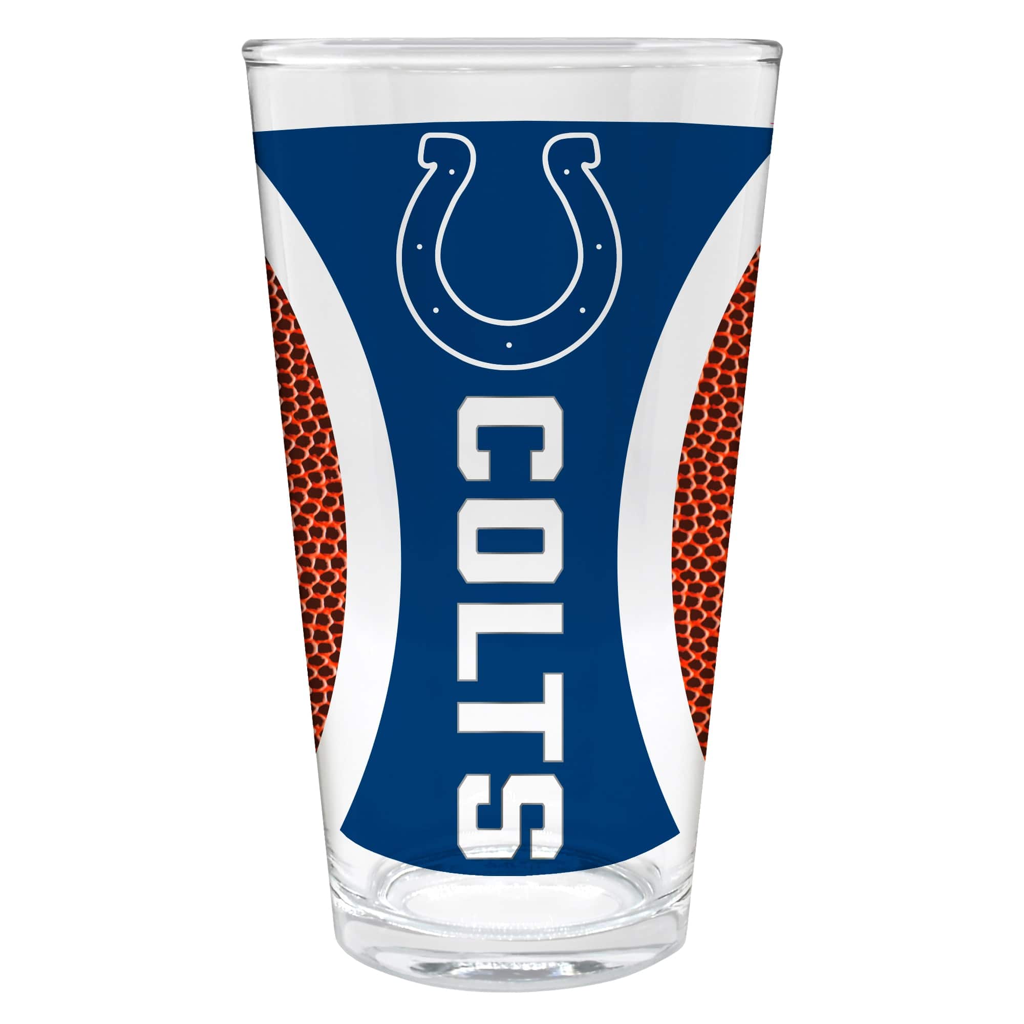 Great American Products - Indianapolis Colts 16oz. Game Ball Pint Glass - Brown
