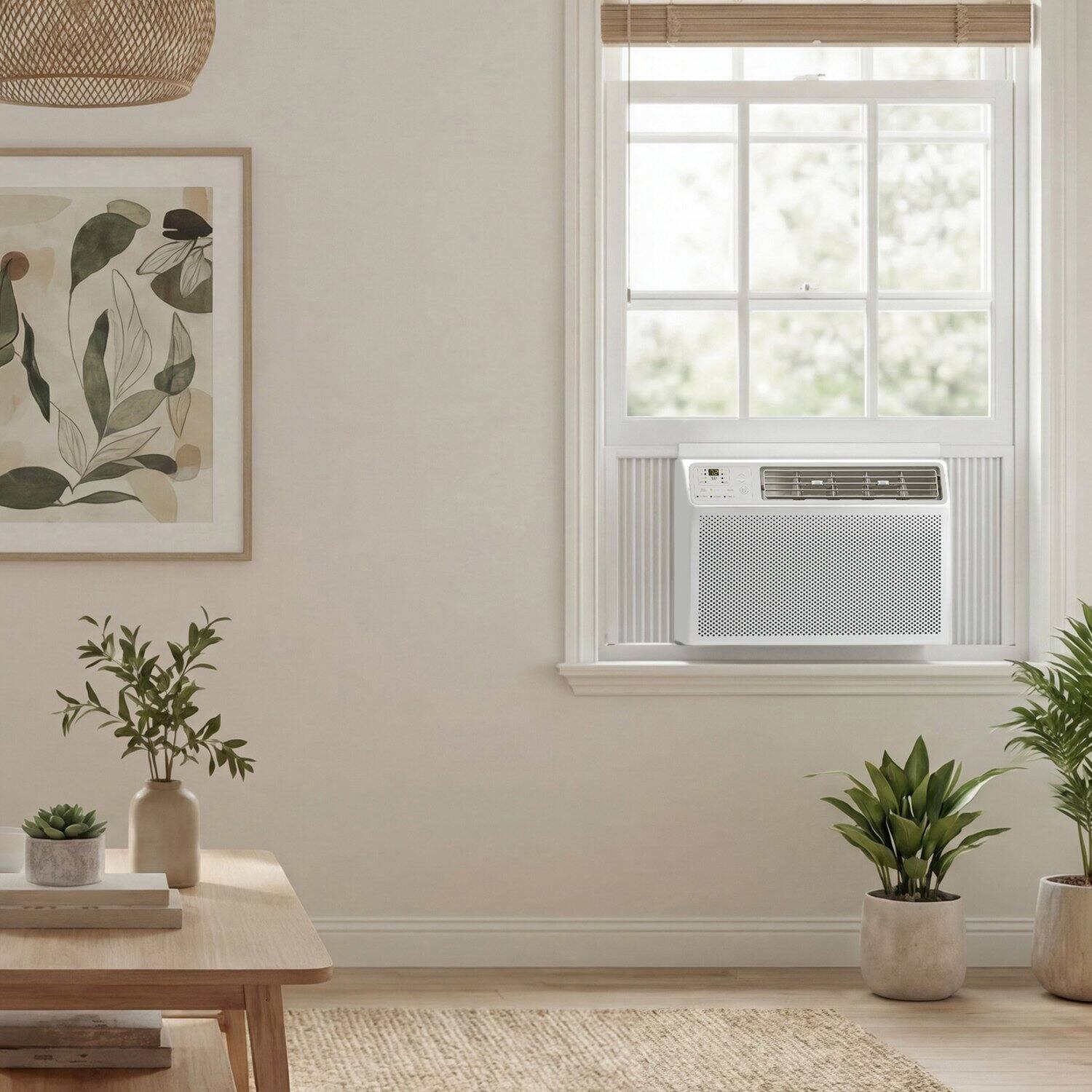 Alt View 8. TCL - 350 Sq. Ft. 8,000 BTU Smart Window Air Conditioner - White.