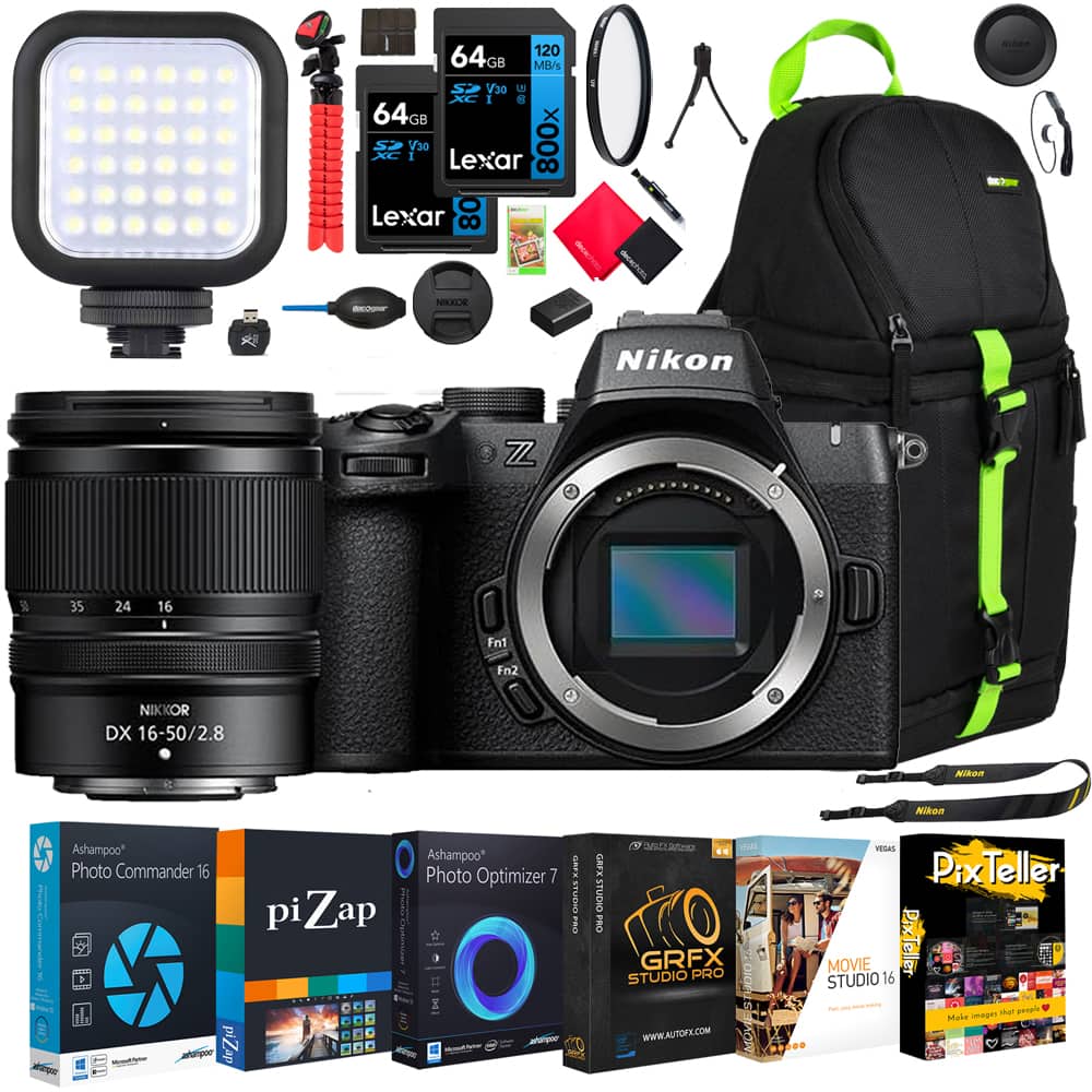 Bundle Nikon Z50II Mirrorless Camera 16 50MM F/2.8 VR LENS KIT +