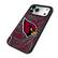 Alt View 1. Keyscaper - Arizona Cardinals iPhone Paisley Design Bump Case - 16 Pro Max - Multicolor.