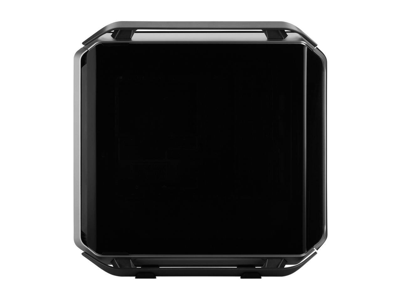 Alt View 8. Cooler Master - Cooler Master COSMOS C700M with ARGB Lighting, Aluminum Panels, a Riser Cable, and Curved Tempered Glass - Black.