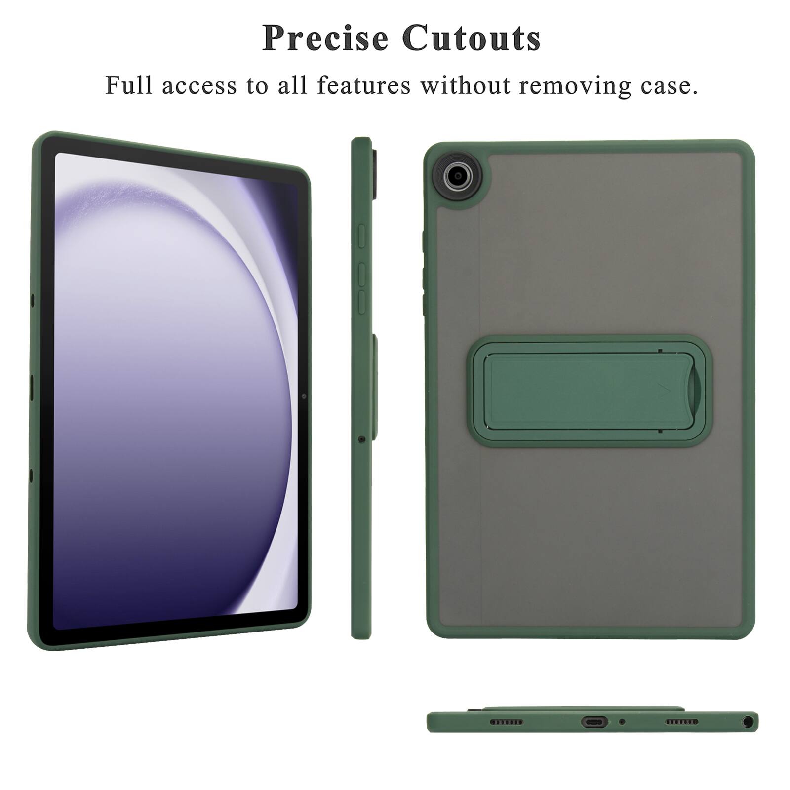 Precise Cutouts  
Full access to all features without removing case.