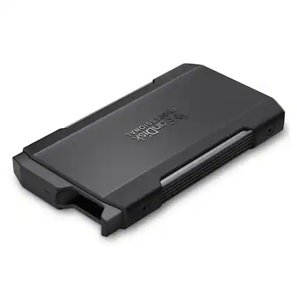 Front. SanDisk - PRO-BLADE Transport SSD - Black.