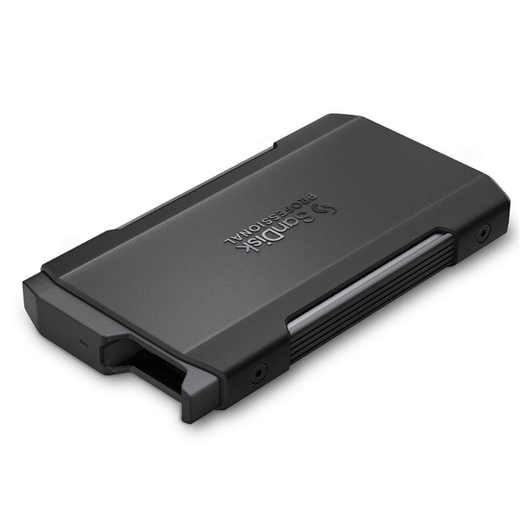Front. SanDisk - PRO-BLADE Transport  SSD - Black.