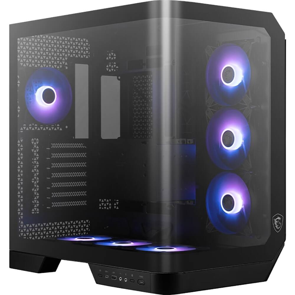 MSI - MAG PANO 120R PZ Power Gaming PC Case PANO120RPZ - Black
