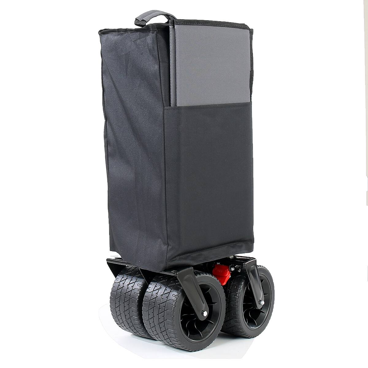 Alt View 4. Loheer - Loheer 300L Folding Beach Wagon, 500 lb Heavy Duty Garden Cart with 58 Inch Tailgate and All Terrain Wheels.