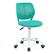 Front. Gymax - Gymax Kids Desk Chair Ergonomic Swivel Children Mesh Study Height Adjustable Turquoise - Turquoise.