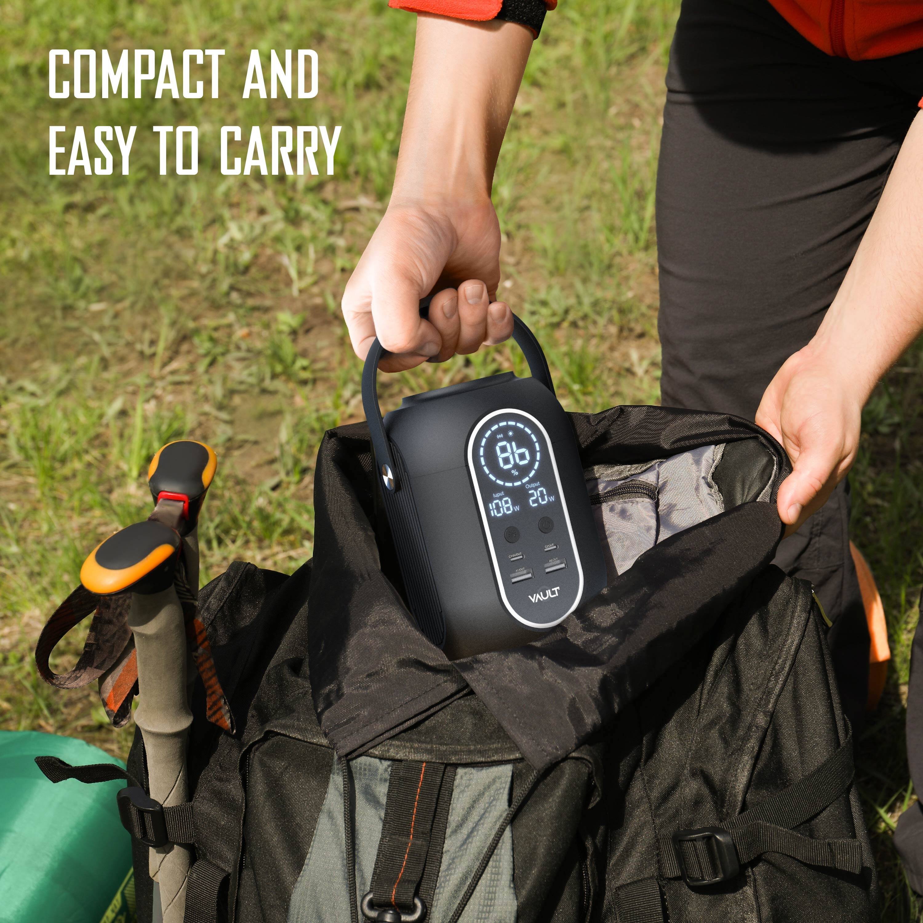 COMPACT AND EASY TO CARRY

8b S - 20.108. - VAULT