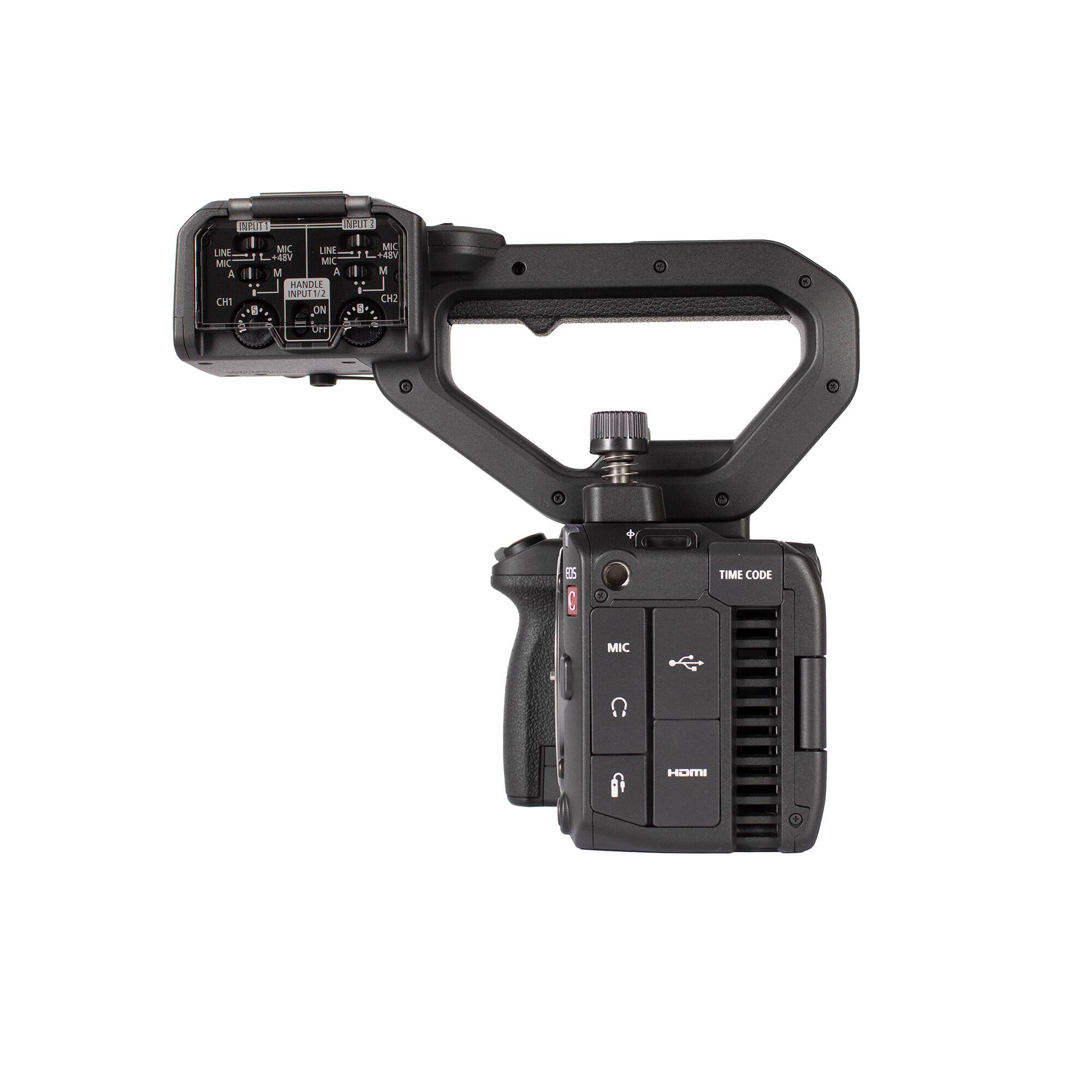 - LINE MIC
- MIC
- LINE MIC
- MIC
- CH1
- CH2
- HANDLE 1
- HANDLE 2
- INPUT 1
- INPUT 2
- ON/OFF
- TIME CODE
- MIC
- HOMI