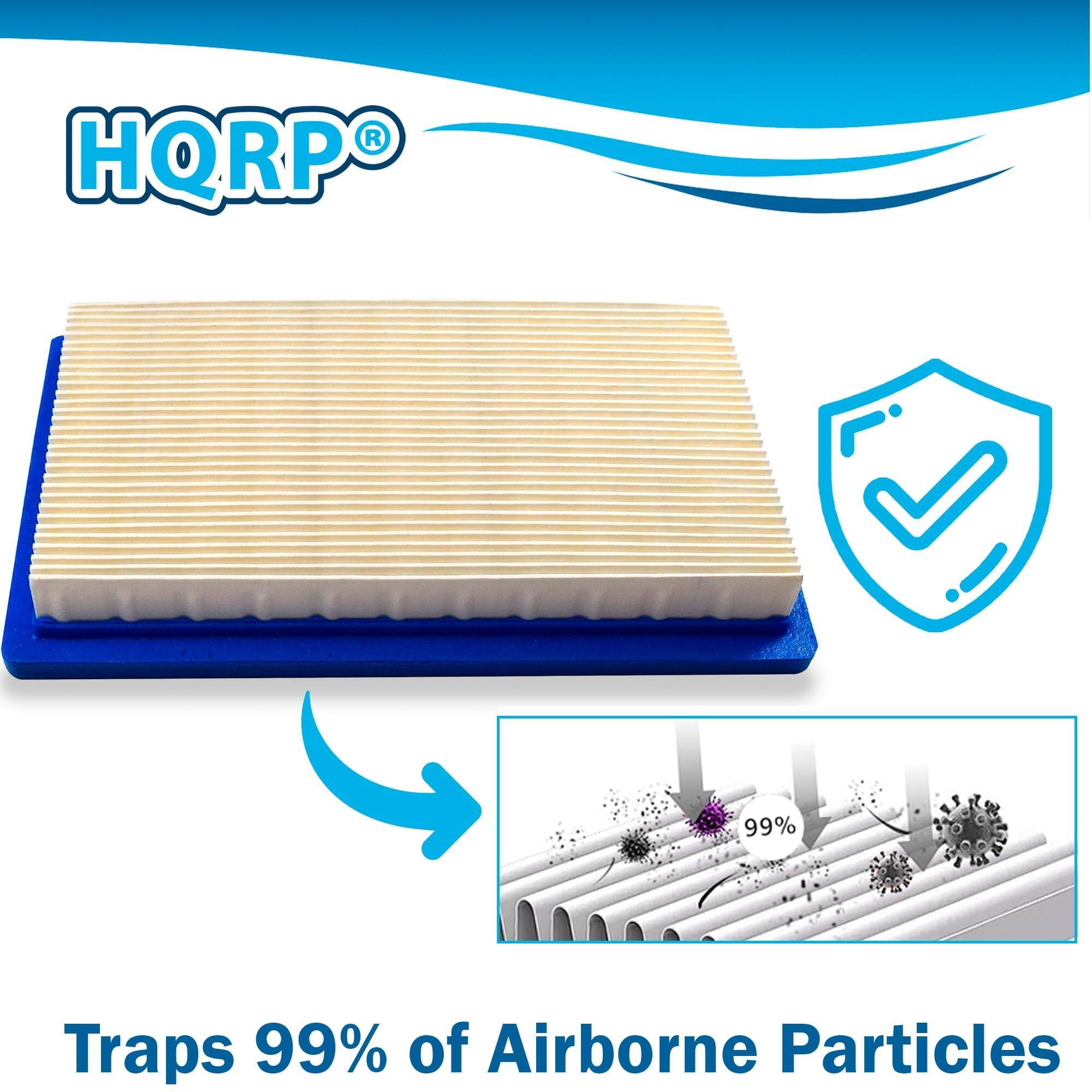 HQRP®  
Traps 99% of Airborne Particles