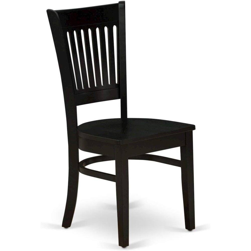 Left. FurniFact - Black 5 Pc Breakfast Nook Table Set, Kitchen Table and Chairs for 4 - Multi-Color.