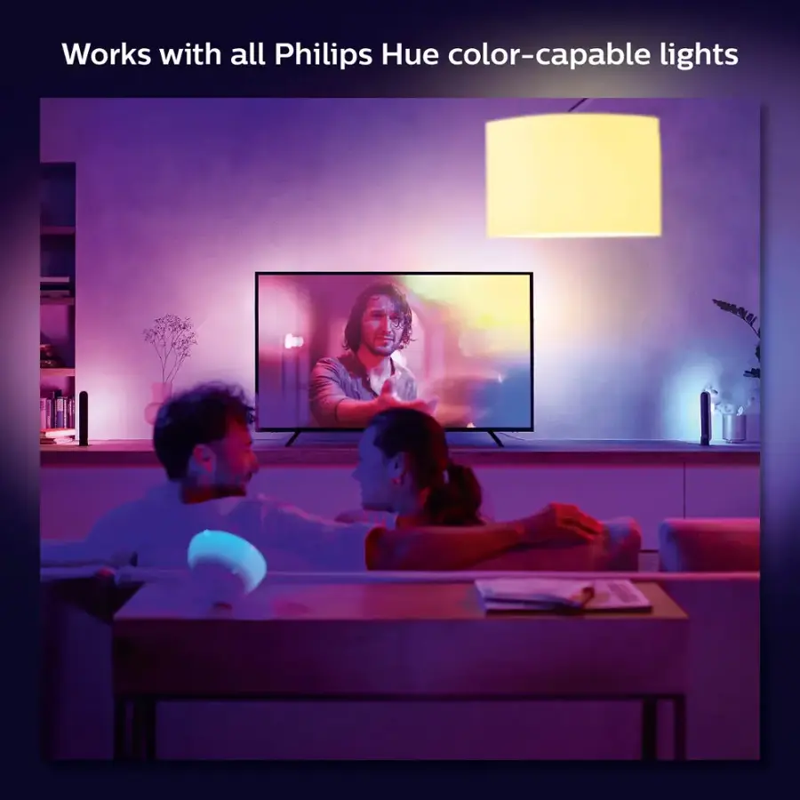 Works with all Philips Hue color-capable lights.