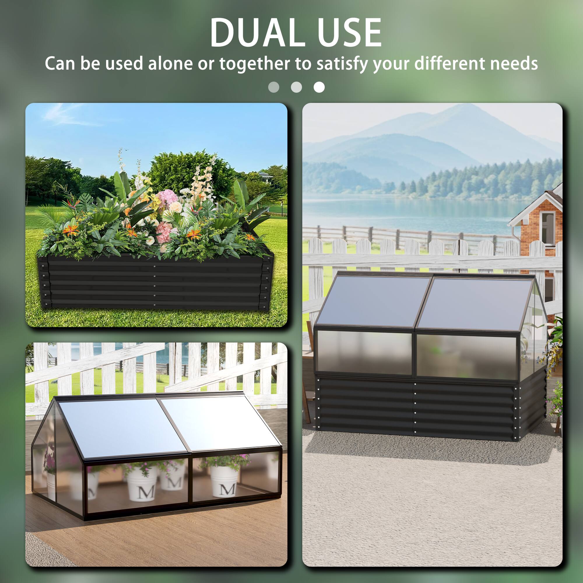 DUAL USE  
Can be used alone or together to satisfy your different needs