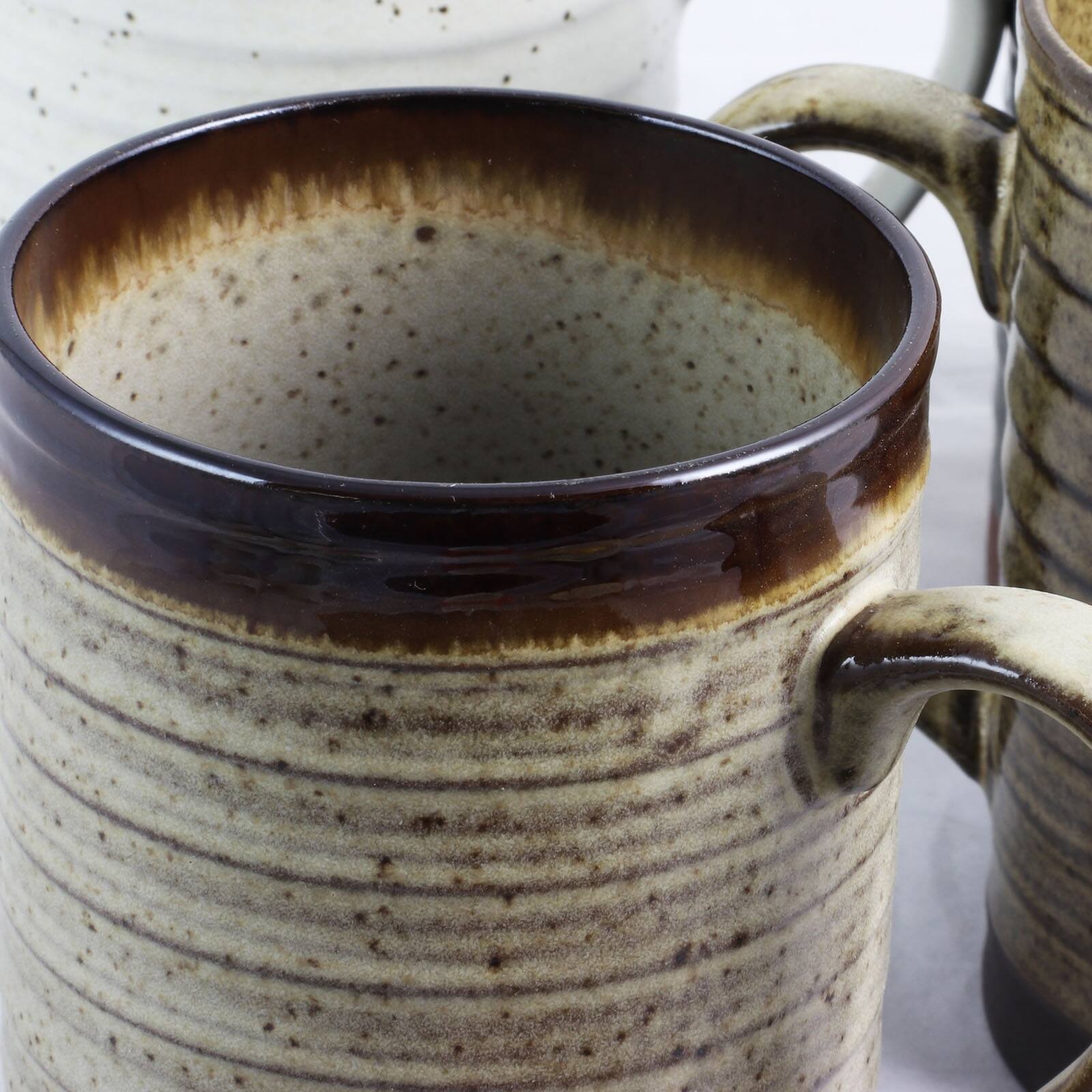 Alt View 2. Gibson - Gibson Home Terra Bella 18.5 oz Mug Set in Assorted Colors, Set of 4 - Assorted.