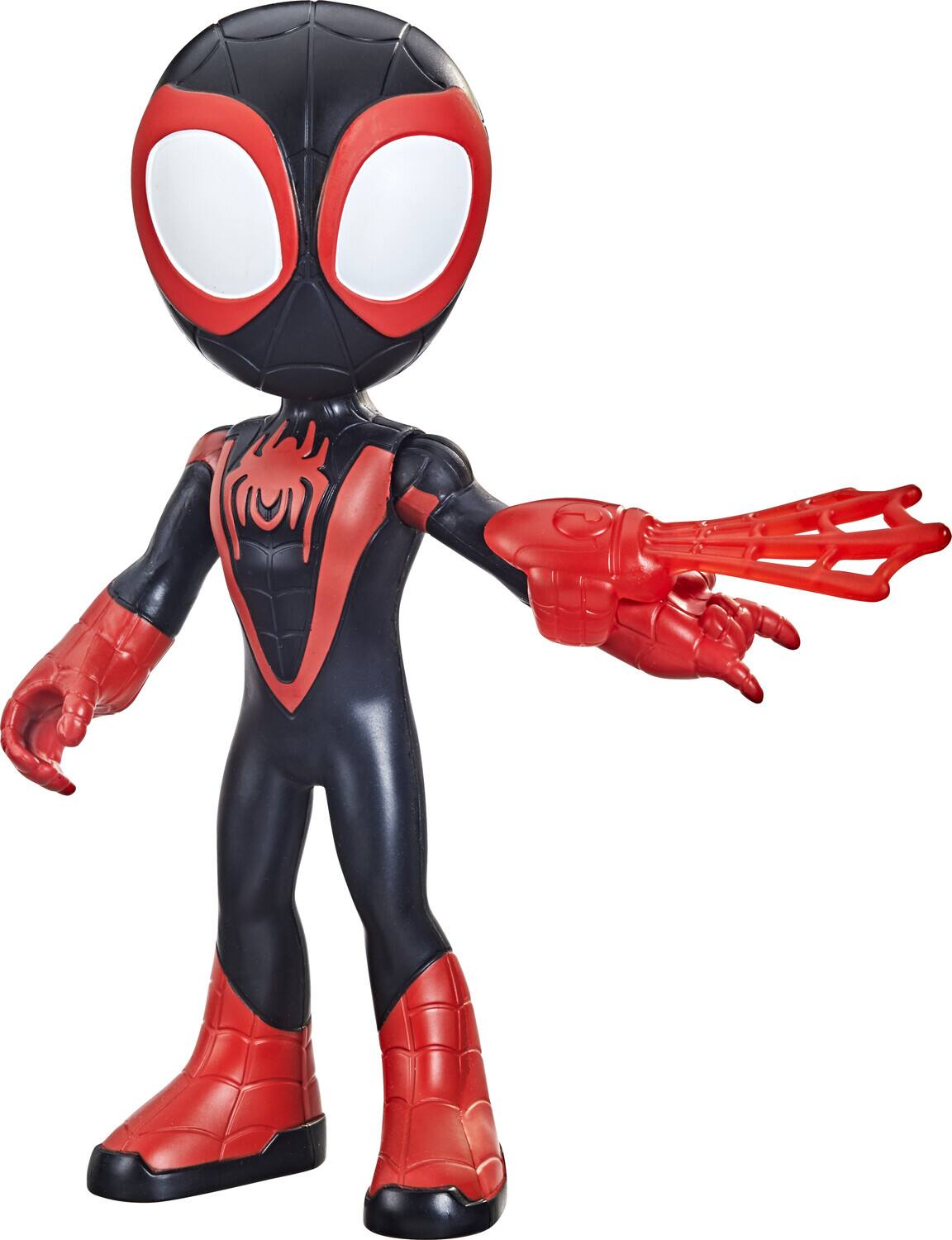 Alt View 1. Hasbro - Hasbro Collectibles - Marvel Spidey and His Amazing Friends Supersized Miles Morales: Spider-Man - COLLECTIBLES - Multicolor.
