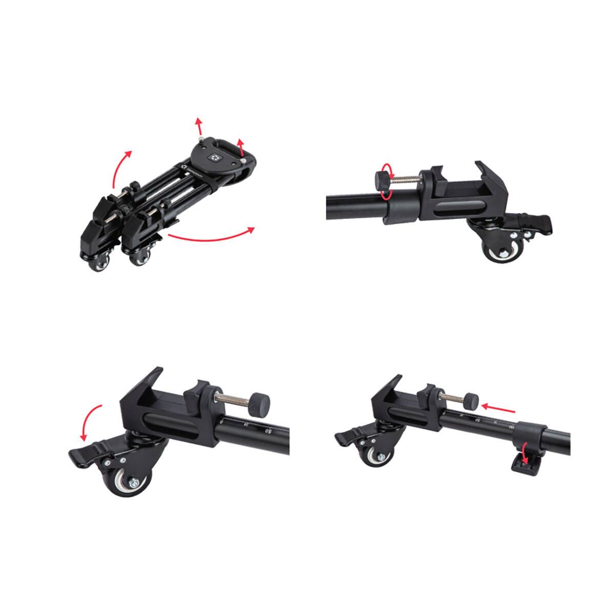 Alt View 4. Matterport - Matterport Pro Series Heavy-Duty Tripod Dolly.