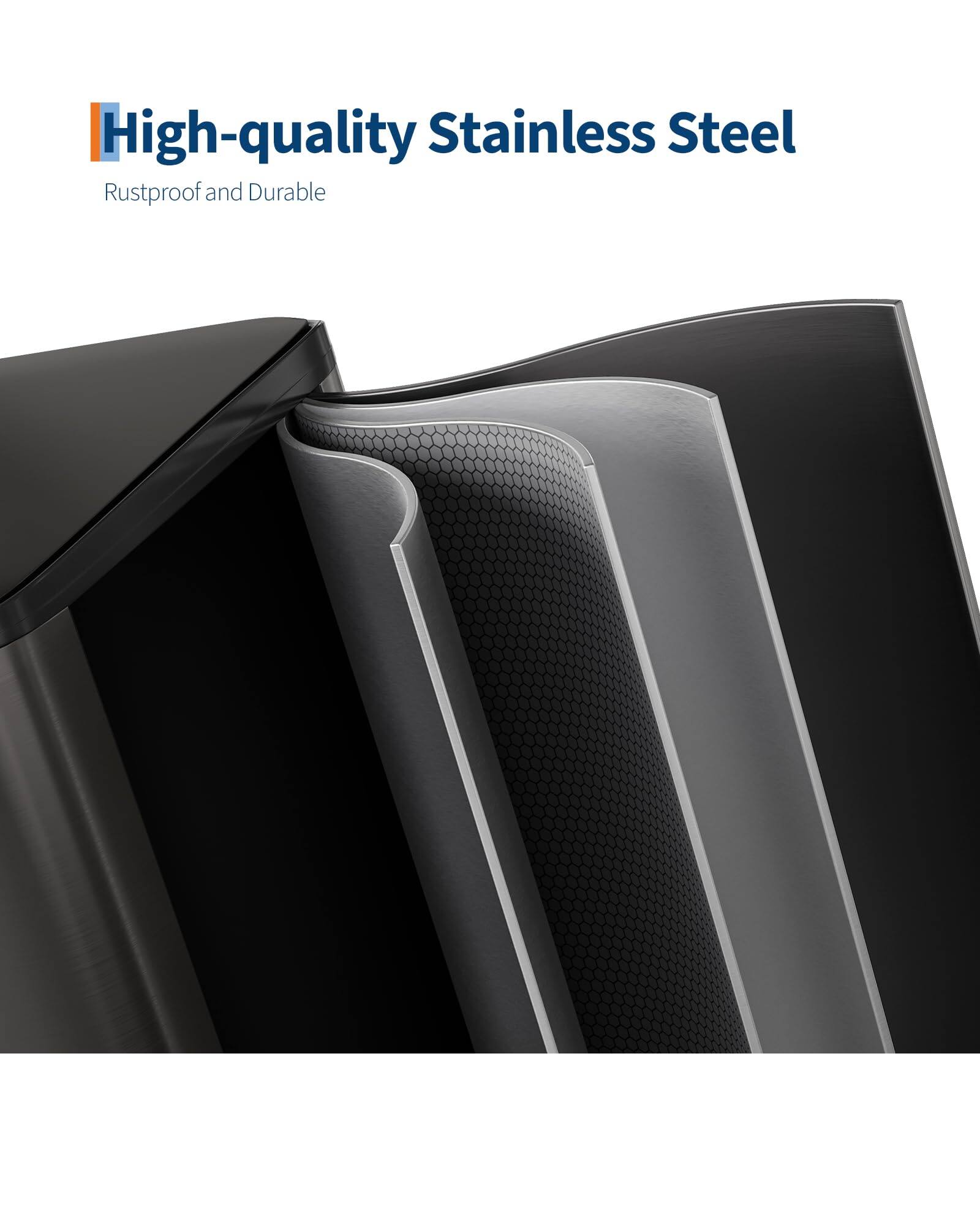 High-quality Stainless Steel  
Rustproof and Durable