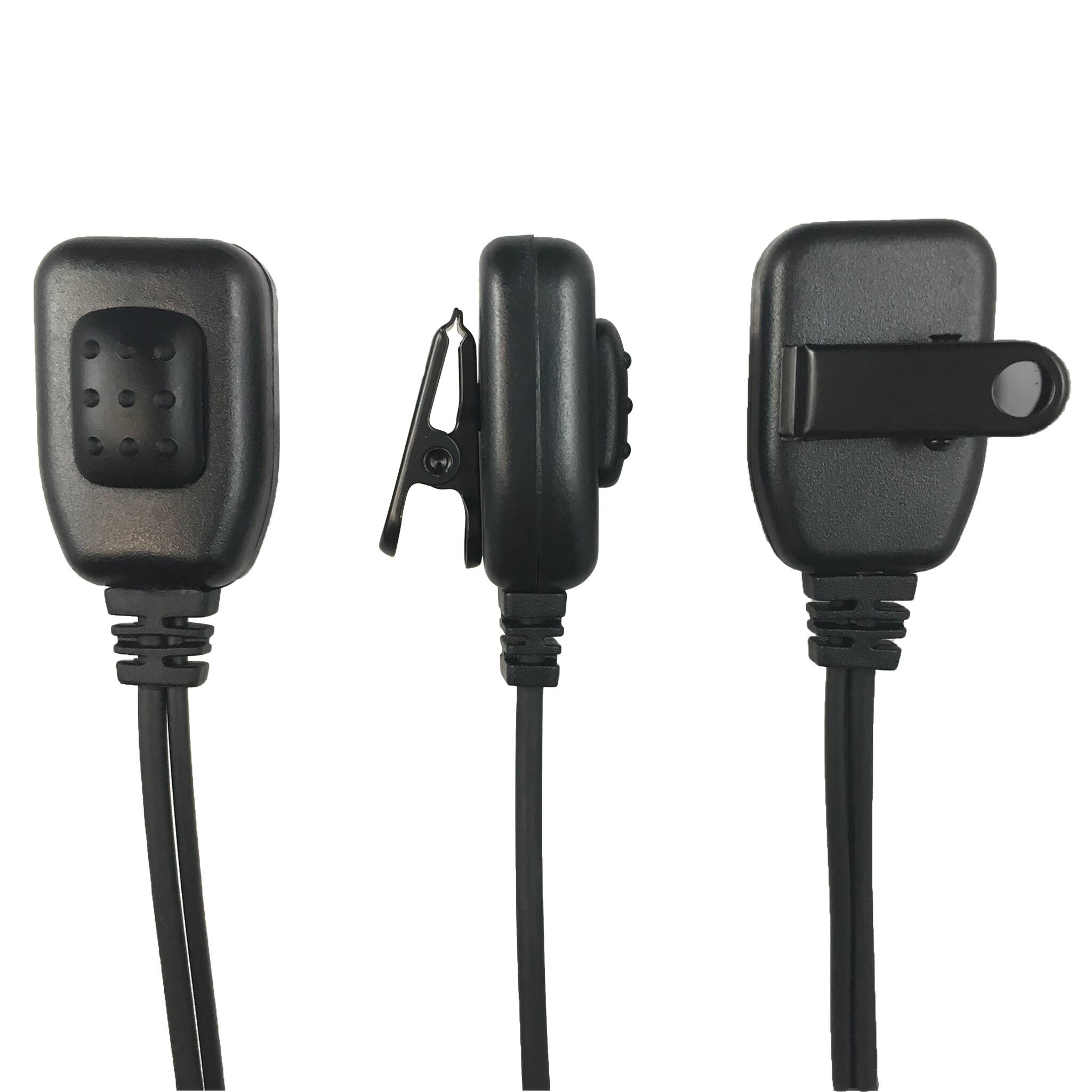 Left. ProMaxPower - Earhook Earpiece with PTT Mic for Motorola XPR7580e, APX6000 & Other Radios - Black.