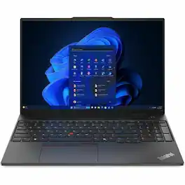 Lenovo - ThinkPad E16 Gen 2 21M5000GUS 16" Notebook - WUXGA - AMD Ryzen 5 7535U - 16 GB - 256 GB SSD - English Keyboard - Black