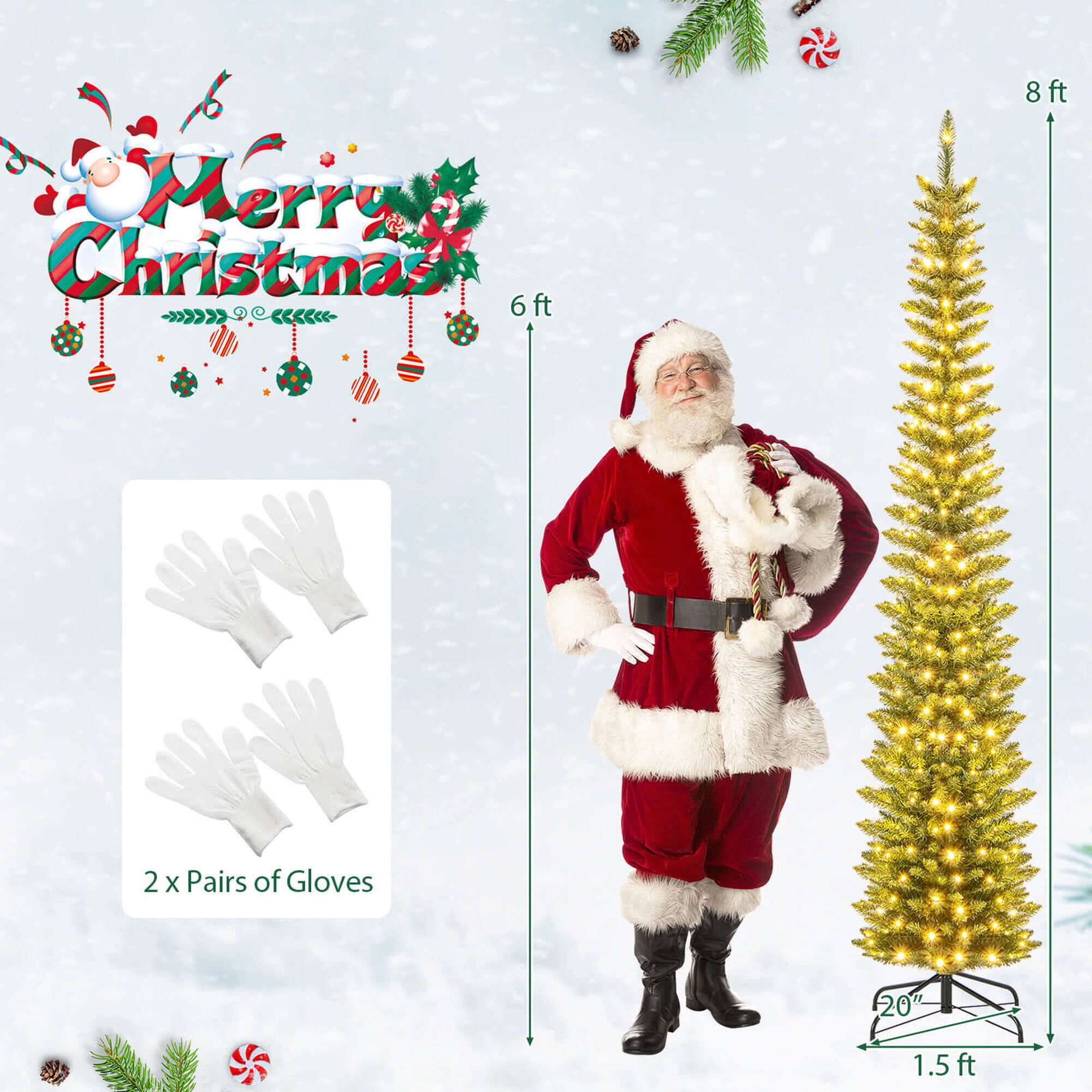 Merry Christmas

8 ft

6 ft

2 x Pairs of Gloves

20"

1.5 ft