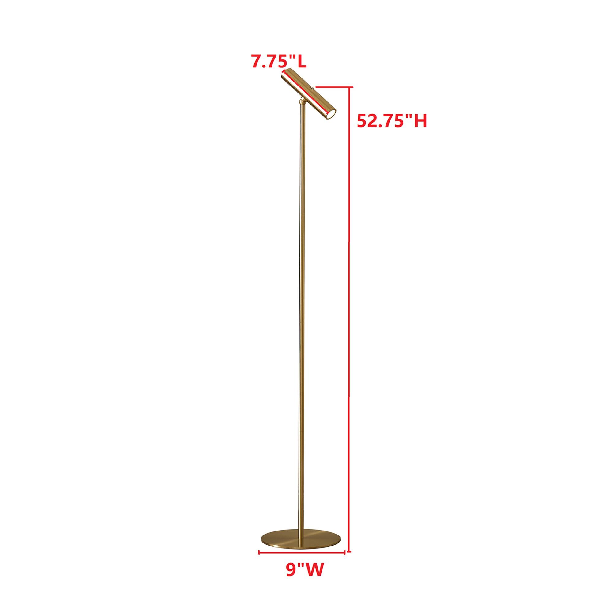 Kings Brand Furniture Cordless Rechargeable LED Floor Lamp Magnetic ...