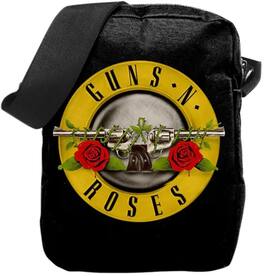 PopMarket - Guns N' Roses - Rocksax - Guns N' Roses - Roses Logo - Crossbody Bag with Stash Pockets (Black) - Multicolor