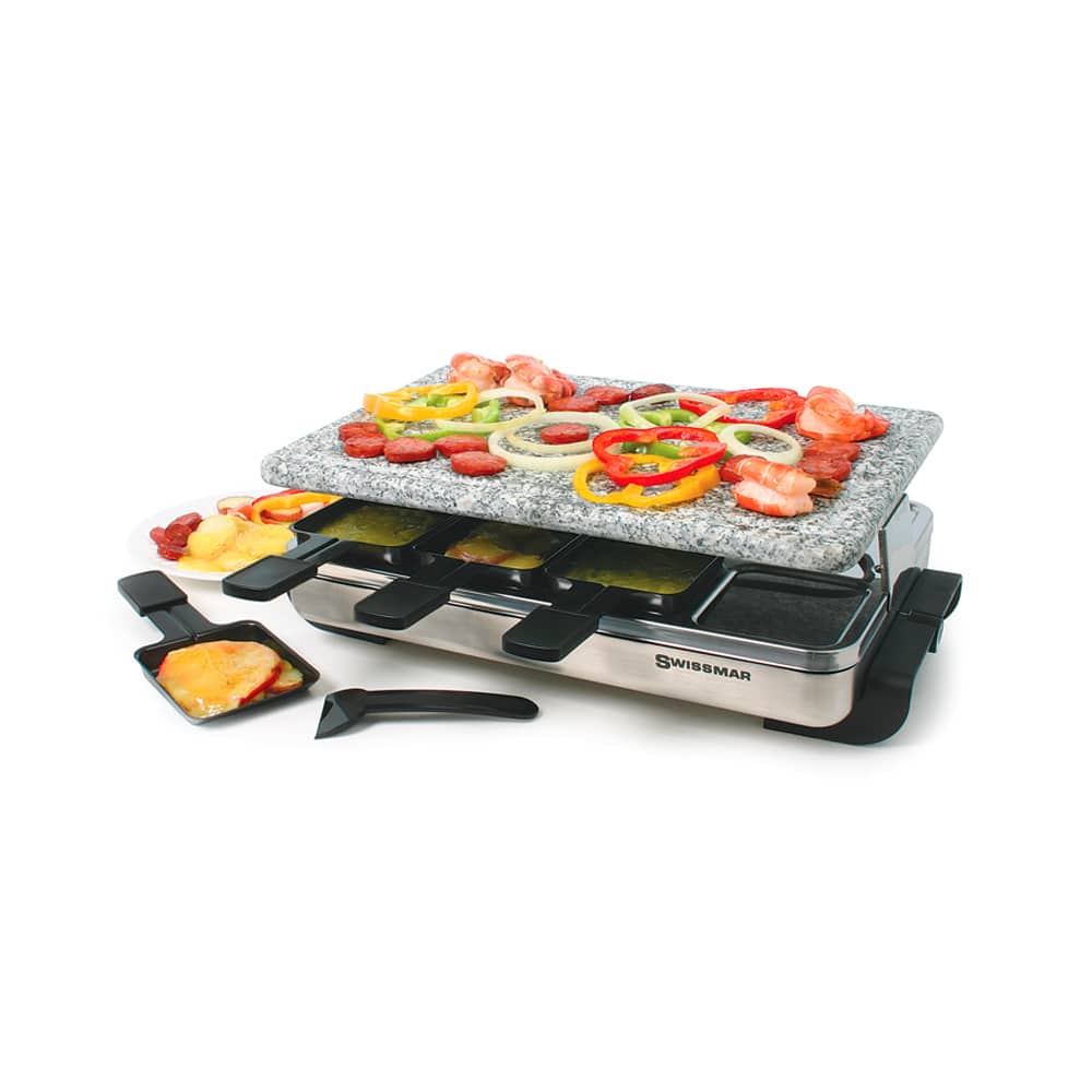 Swissmar - Stelvio 8 Person Raclette Grill With Granite Stone - Black price history on PriceWatchPro