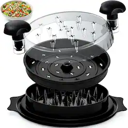 Zulay Kitchen - Chicken Shredder – Large Capacity, Durable & Easy-to-Use Meat Shredding Tool - Black